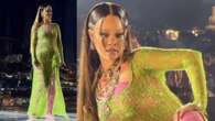 Perché Rihanna in India si è esibita con l’abito verde: l’omaggio al Paese per il matrimonio milionario