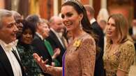 Kate Middleton vestita di paillettes: il significato della fascia blu e del fiocco giallo