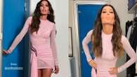 Elisabetta Gregoraci in rosa a Mad in Italy: la terza puntata è con l’abitino trasparente