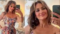 Le vacanze italiane di Jennifer Lopez: a Capri in abito corsetto floreale (senza Ben Affleck)