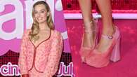 Margot Robbie, l’ultimo look da Barbie prima dello sciopero degli attori (con le scarpe pelose)