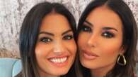 Elisabetta Gregoraci con la sorella Marzia: come gemelle coi look coordinati a fantasia