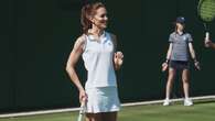 Kate Middleton, principessa tennista: gioca con Federer in minigonna e coda di cavallo