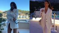 Elisabetta Canalis “va in bianco” a Palma de Mallorca: con i look candidi anticipa l’estate