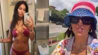 Elisabetta Gregoraci col micro bikini cut-out: il reggiseno “tagliato” si annoda intorno alla vita