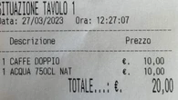Paga 20 euro per un caffè doppio e una bottiglietta d'acqua al lago di Como: "Ma siamo a Capri?"