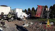 Incidente tra cinque veicoli sull'autostrada A4 tra Seriate e Bergamo: traffico in tilt