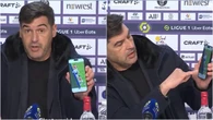 Fonseca si presenta in conferenza con lo smartphone per contestare l'arbitro: "Ho qui le immagini"