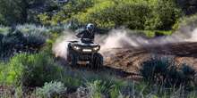 Das Ultranackt-SUV - unterwegs mit einem 100 PS starken Offroad-Quad