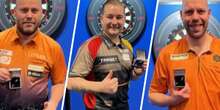 PDC überreicht goldene 9-Dart Pins für Kist, Dekker und Van den Bergh, auch Lukas Wenig geehrt