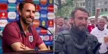 Als England-Fans deutschen Polizisten entdecken, rasten sie aus
