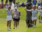 Americans keep rolling, on track to regain Solheim Cup