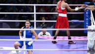 Khelif Games bout ends early as opponent quits in tears