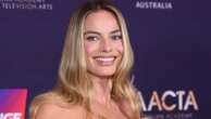 Margot Robbie seen for first time since giving birth