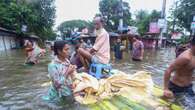 Five die in Bangladesh floods, thousands stranded