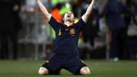 Spain, Barcelona soccer star Iniesta hangs up his boots