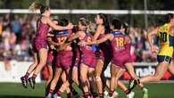 Kangaroos leap ahead but big pack on the AFLW chase