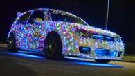 Is it legal to put Christmas lights on your car?