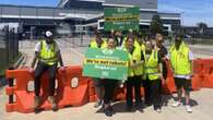 'Santa's on strike': Woolies warehouse staff pack it in