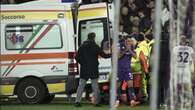 Italian soccer player 'awake and alert' after collapse