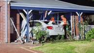 Teen ploughs car into Wanneroo home