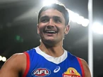 Ugle-Hagan addresses teammates on Whitten Oval return
