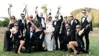 Nurses who found each other while volunteering tie the knot