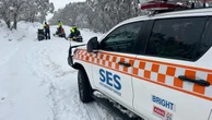 SES rescues more than 20 people stuck in their cars following heavy snow