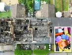 Three houses uninhabitable after vape ‘burst into flames’