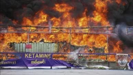 Myanmar burns about $460m worth of confiscated drugs