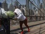 Hot in the city: New York swelters as temps hit 38C