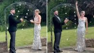 Bizarre way couple settled surname debate at their wedding