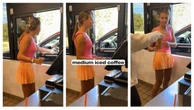 Trump’s granddaughter works drive-thru at donut shop