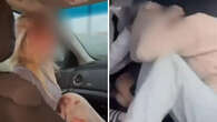 Disturbing vision shows trapped teen girl bashed in car