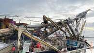 Iconic tall ship crushed by container vessel