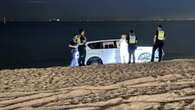 Bizarre scenes as tourist’s hire car bogged