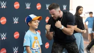 WWE fans meet Austin Theory ahead of wrestling extravaganza