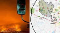 30k told to flee as blaze threatens lives