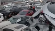Over 100 cars crash in massive Chinese pile-up