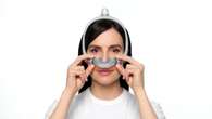 Fabric face mask to help apnoea sufferers rest easy