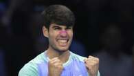 Alcaraz shakes off illness to beat Rublev at ATP Finals