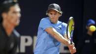 Swing and miss in ex-soccer star Forlan's tennis debut