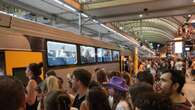 Peak hour chaos for train commuters