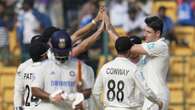 India collapse leaves NZ needing 107 to win first Test