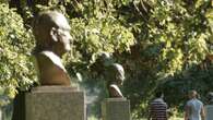 Statues of former PMs decapitated