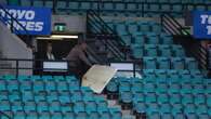 Wild Sydney winds blow section of SCG roof down at BBL