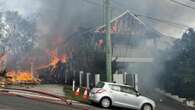 Two homes destroyed in huge Brisbane fire