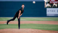 Pitch perfect! Cousins hits the diamond at Perth Heat game