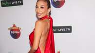 Jeannie Mai spent 'an hour' being taped into her plunging red dress