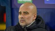 Head-scratcher: Guardiola has marks on nose and head